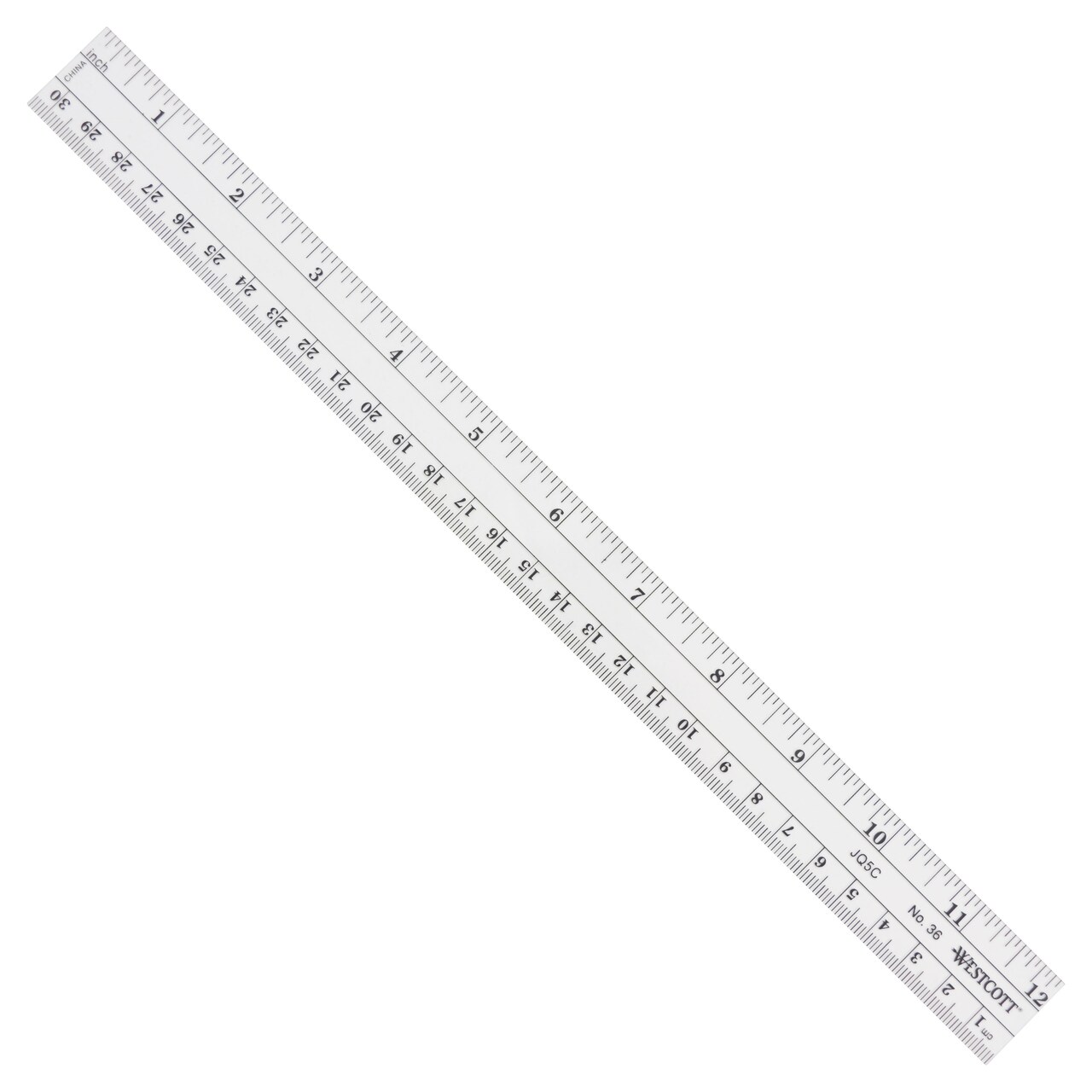 C-Thru Flexible Inch & Metric Ruler, 12